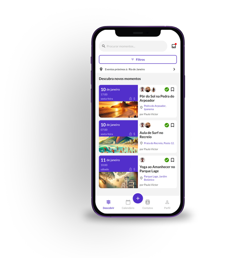 Mockup do celular